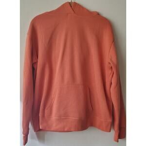 Primark Cares Womens M Oversized Loose Fit Hoodie Pullover Sweatshirt Orange